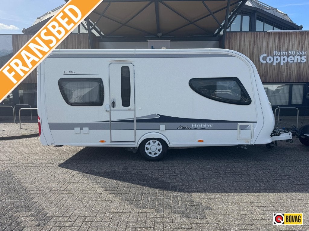 Hobby La Vita Bionda 460 UFE 2011 MOVER + TENT 240!!!, Caravans en Kamperen, Standaardzit, Bedrijf, 4 tot 5 meter, Schokbreker