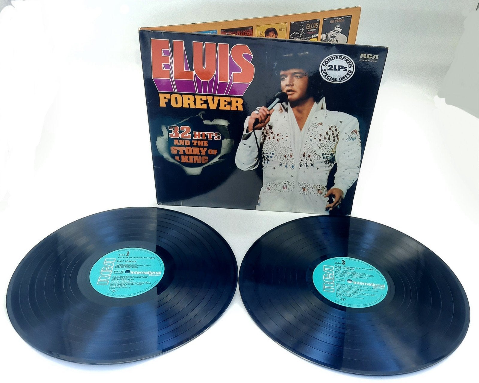 ELVIS Forever 2 LP's uit 1974, Ophalen of Verzenden, Zo goed als nieuw, Overige formaten, Poprock