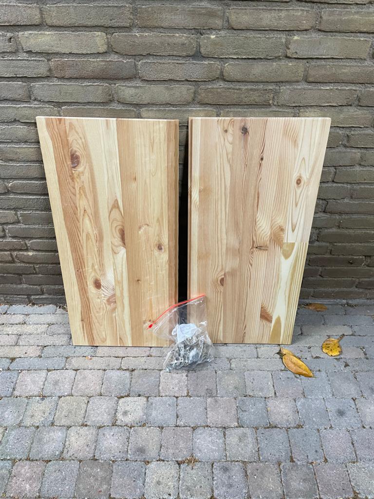 IKEA Ivar kast deurtjes incl scharnieren, Doe-het-zelf en Verbouw, 25 tot 50 mm, Grenen, Ophalen of Verzenden, Zo goed als nieuw