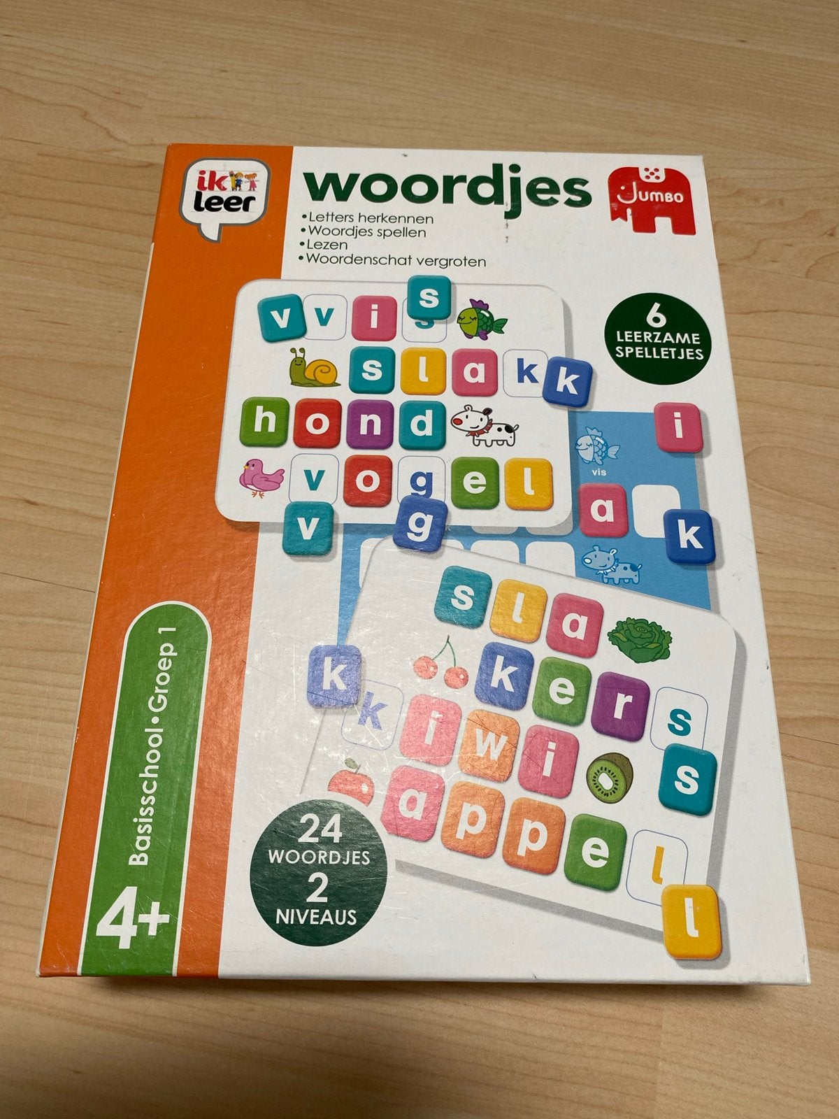 Jumbo Ik leer woordjes - Educatief spel voor 4+, Ophalen of Verzenden, Zo goed als nieuw, Taal en Lezen