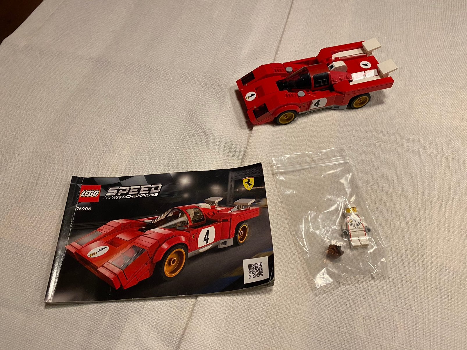 Lego 76906 Ferrari 512 M 1970, Compleet, Gebruikt, Lego, Complete set