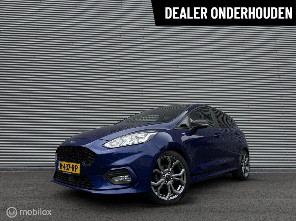 Ford Fiesta 1.0 EcoBoost ST-Line | Clima | Carplay | Winterp, Voorwielaandrijving, 1063 kg, Euro 6, Blauw