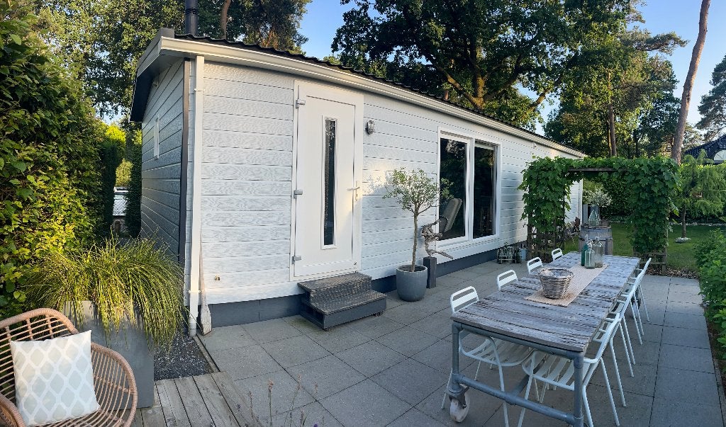 Droomchalet op de Veluwe in Otterlo-Rust, Natuur & Privacy, In bos, 2 slaapkamers, Wasmachine, Recreatiepark