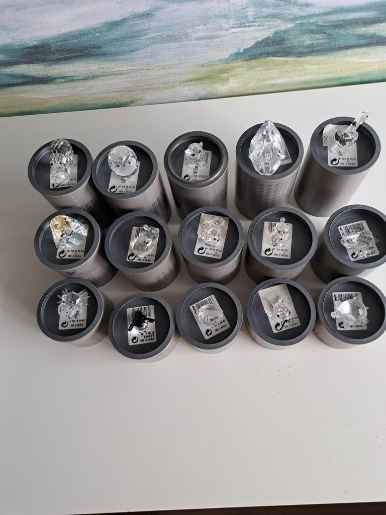 Swarovski Kristal Figuurtjes - Collectie van 15, Verzamelen, Swarovski, Ophalen of Verzenden