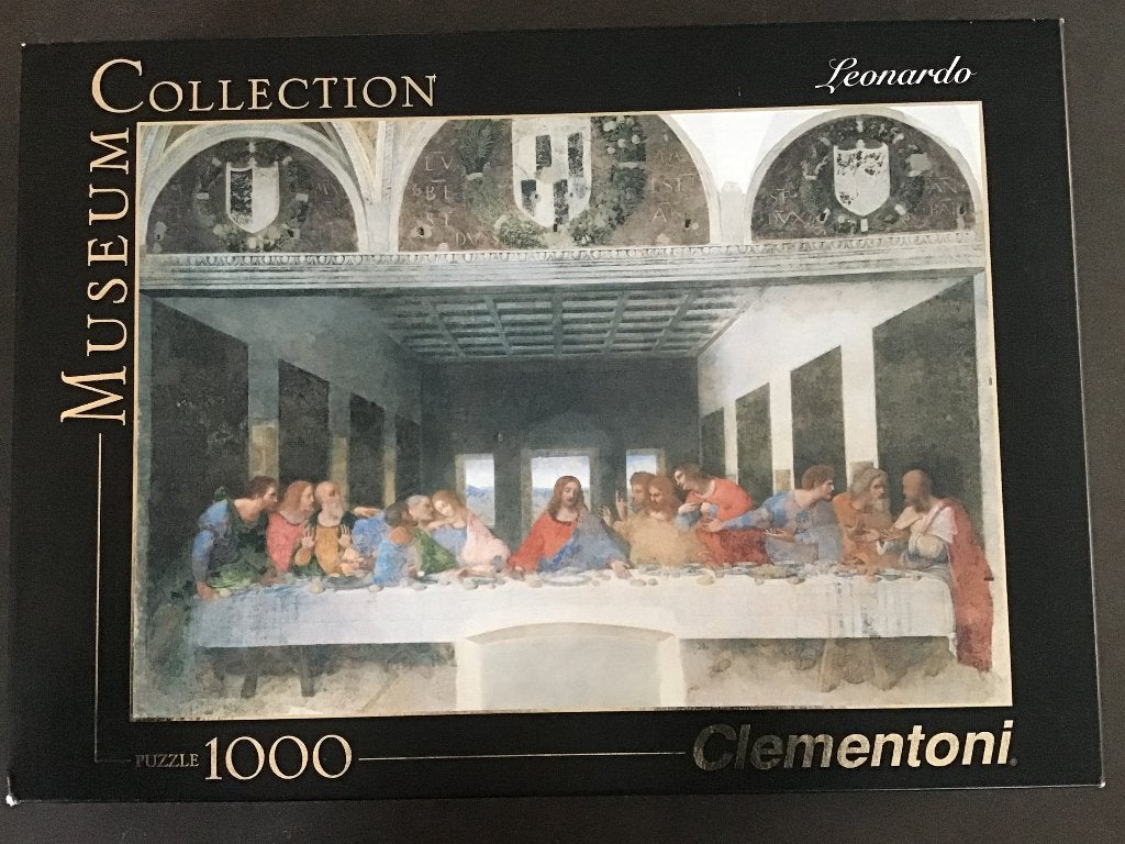 Clementoni Puzzel Het Laatste Avondmaal Leonardo da Vinci, Ophalen of Verzenden, 500 t/m 1500 stukjes, Gebruikt, Legpuzzel