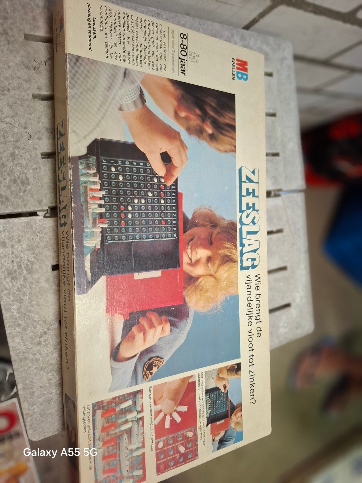 Vintage Zeeslag spel van MB Spellen - Compleet, Een of twee spelers, Ophalen of Verzenden, Onbekend, Onbekend, mogelijk Hasbro (overgenomen)