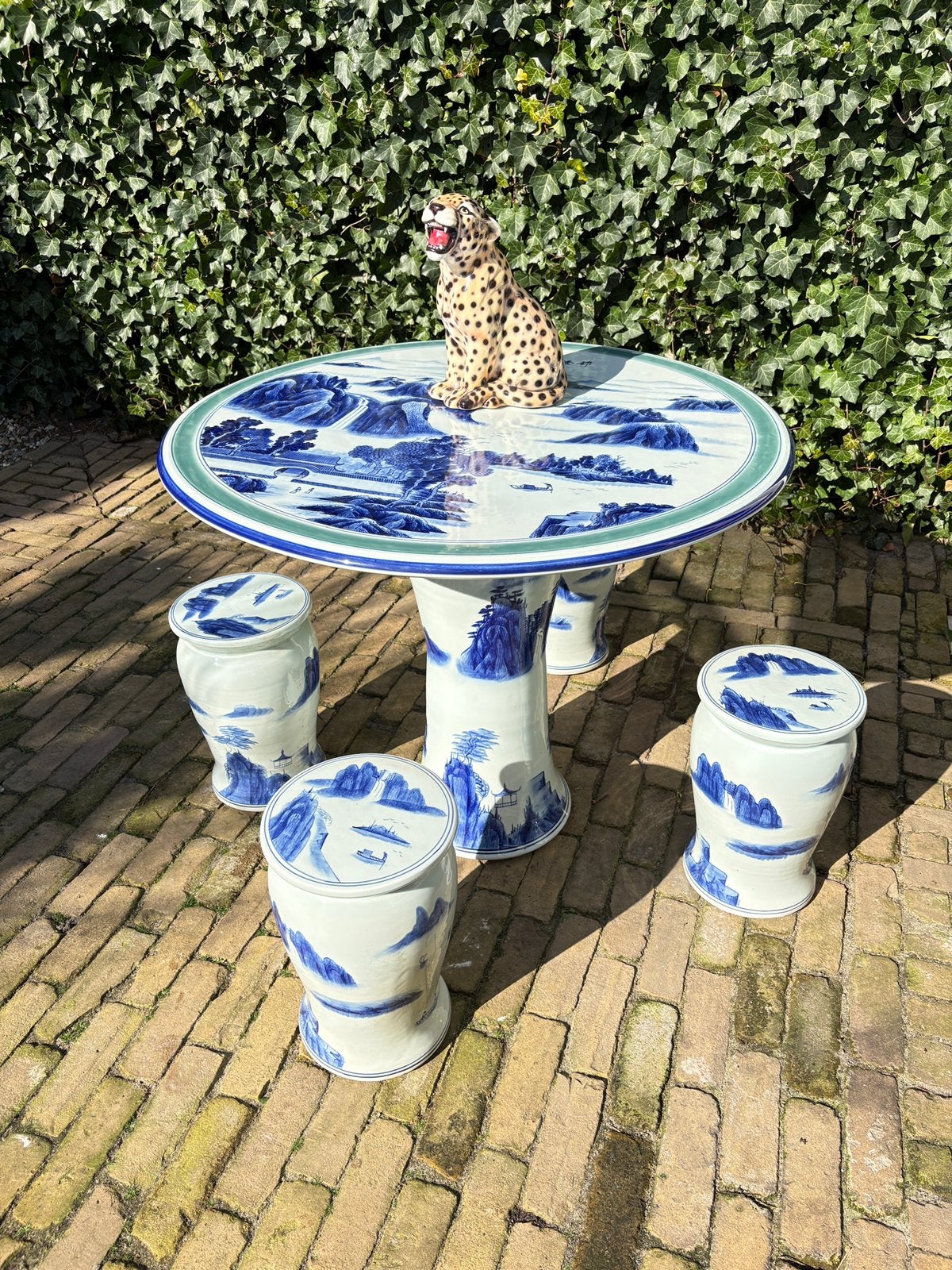 Chinese tuinset keramiek, Ophalen, Nieuw, Overige materialen, 4 zitplaatsen