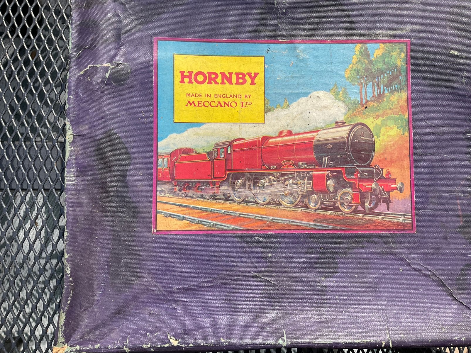 Hornby oude treinset + toebehoren, Antiek en Kunst, Ophalen