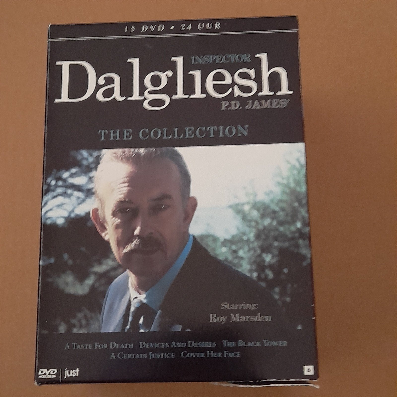 inspecteur Dalgiesh 15 dvd box, Nederlands, Ophalen of Verzenden, Detective en Krimi, Gebruikt