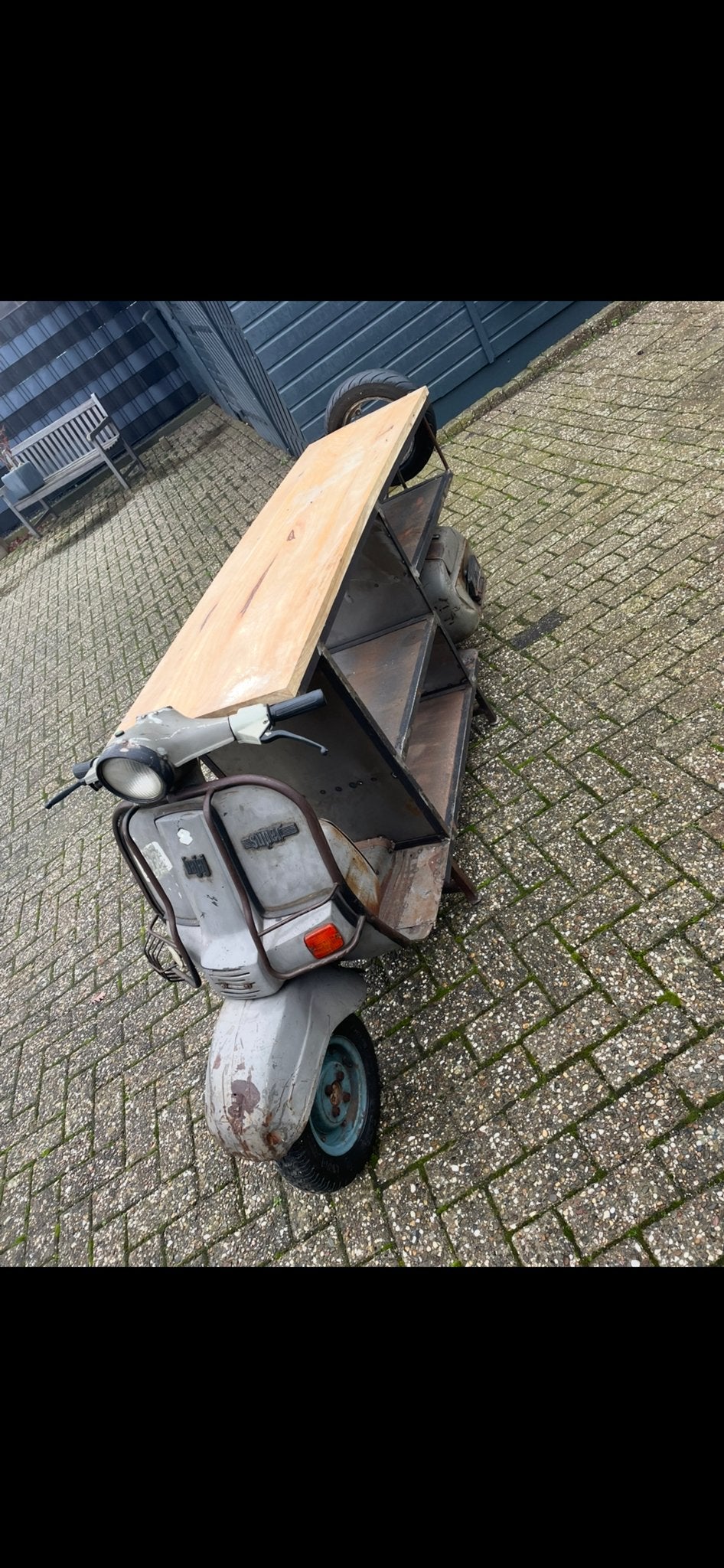 Unieke Vespa Bar / Dressoir - Handgemaakt Design, Ophalen