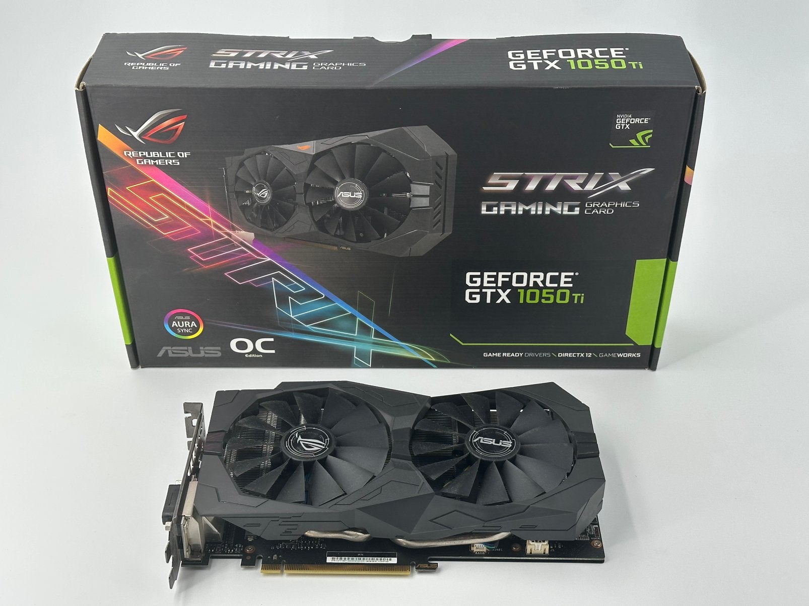 ASUS ROG Strix GeForce GTX 1050 Ti 4GB videokaart, Computers en Software, Videokaarten, PCI-Express 3, HDMI, Ophalen of Verzenden