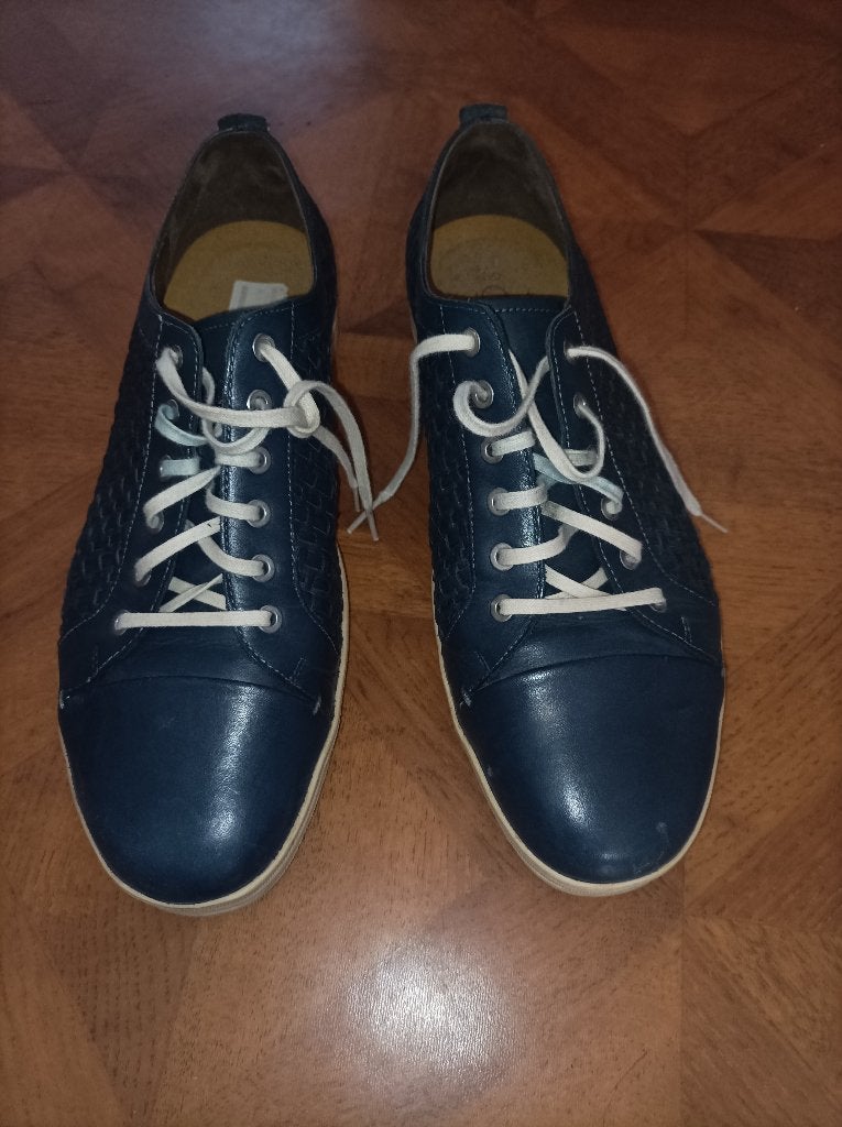 Gijs leren sneakers blauw maat 43 wijdte K, Blauw, Ophalen of Verzenden, Gijs, Sneakers of Gympen
