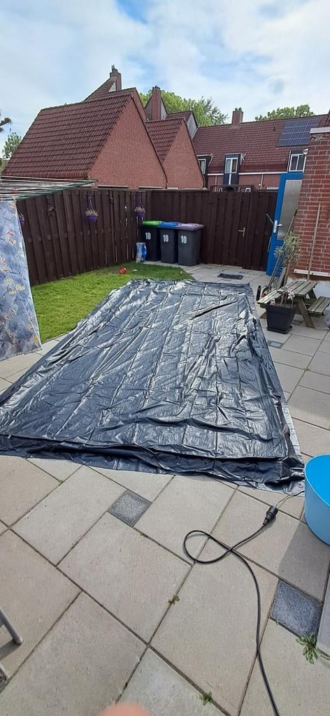 Basecamp waterdichte pvc ondervloer met opzetrand lucht, Ophalen