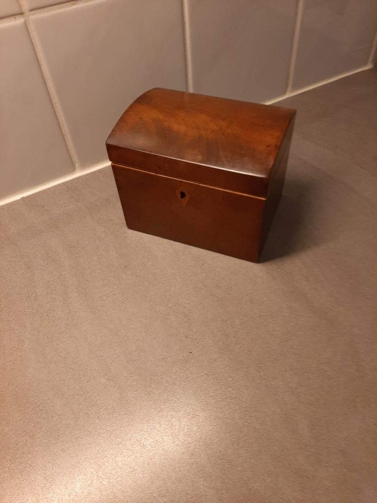 Theekistje Biedemeier., Ophalen of Verzenden, Zo goed als nieuw