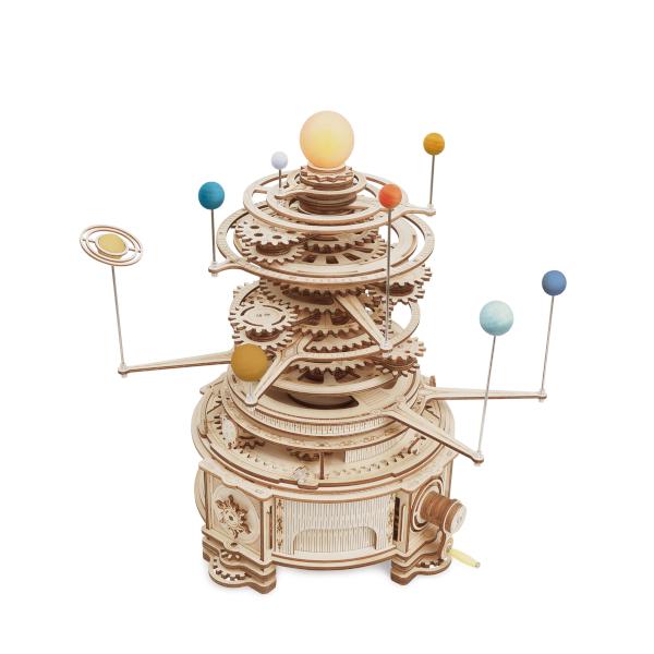 Robotime Mechanical Orrery ST001 Bouwpakket Nieuw, Groter dan 1:32, Nieuw, Ophalen of Verzenden, Robotime