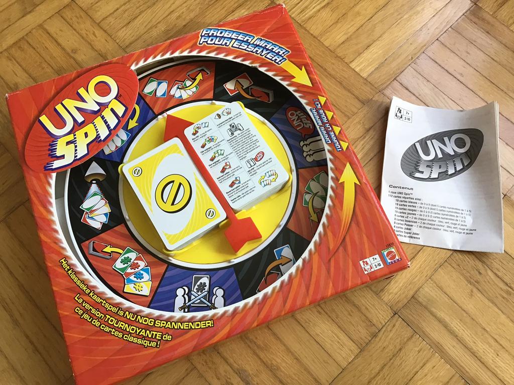 UNO Spin, Vijf spelers of meer, Ophalen of Verzenden, Gebruikt