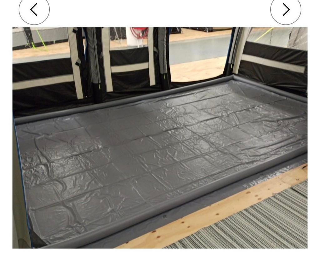 Voortent, grondzeil met opblaas randen 450x250, Ophalen