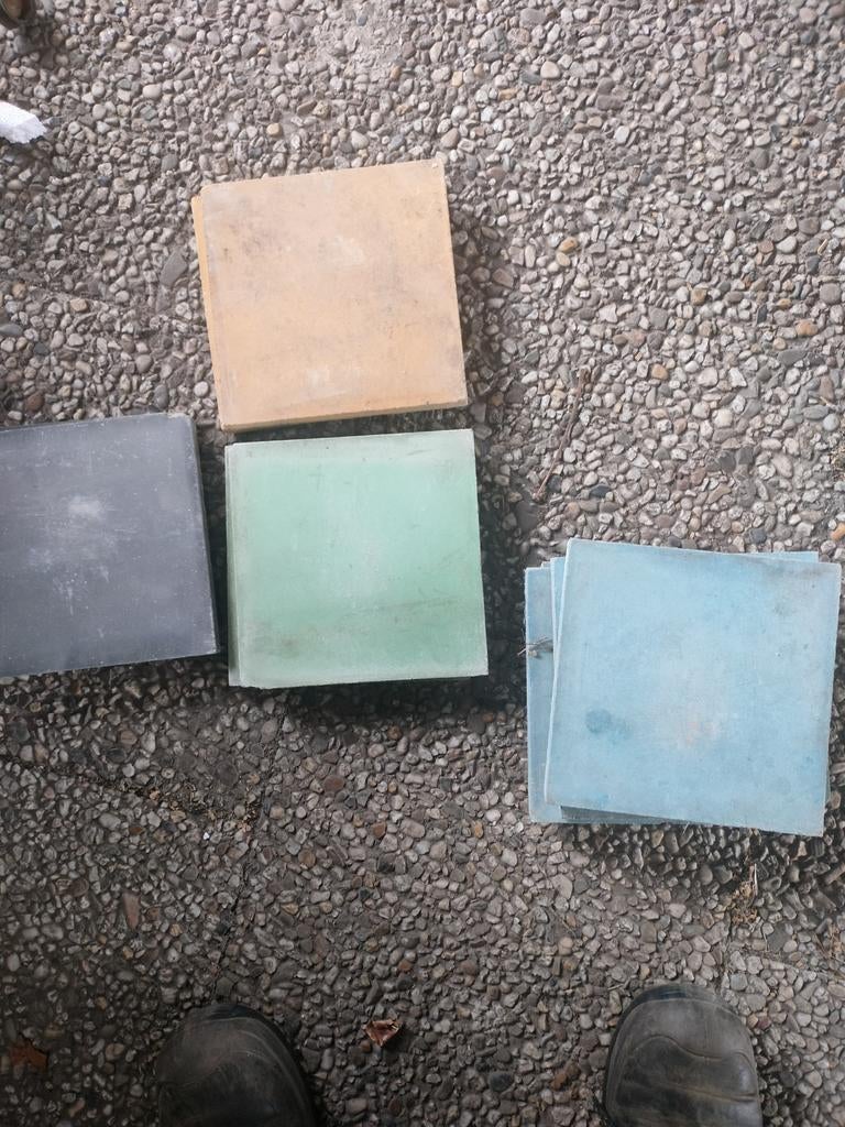 Cement tegels 20x20, Keramiek, Ophalen of Verzenden, 20 tot 40 cm, Minder dan 5 m²