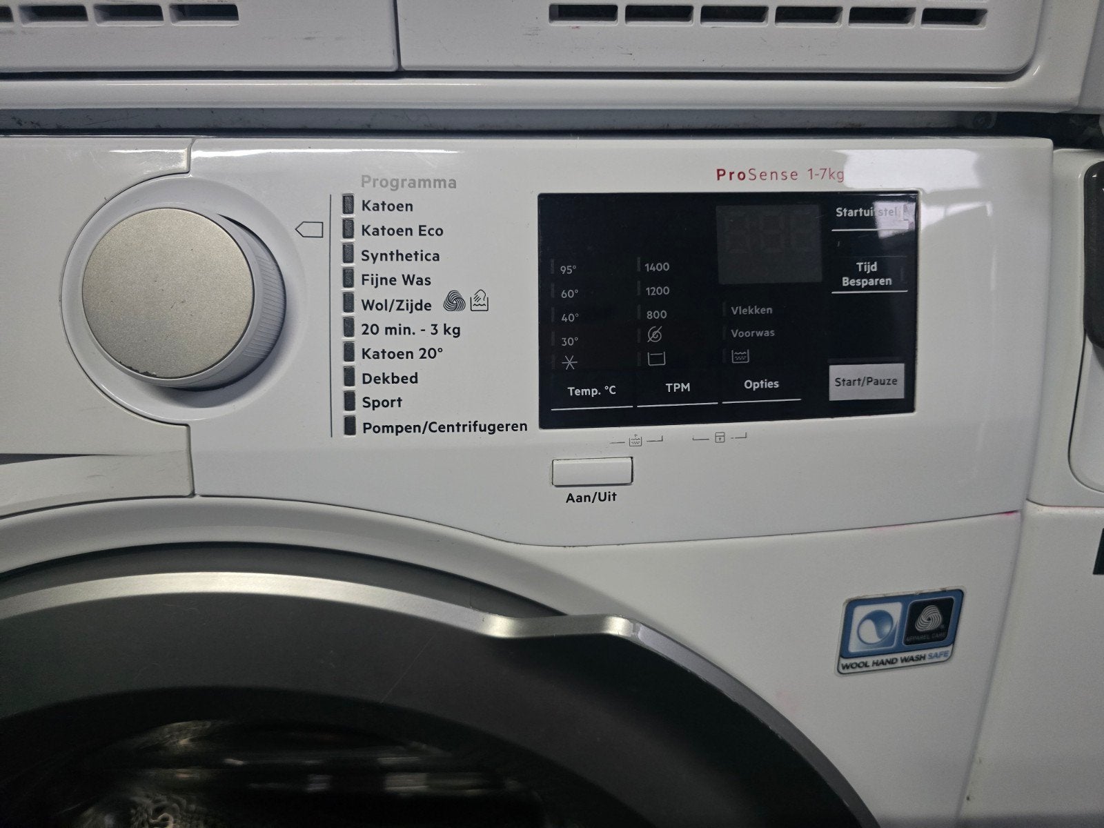 Keurige kwalitatieve AEG 6000-serie wasmachine! 7KG! Garant!, Witgoed en Apparatuur, Ophalen of Verzenden, Aeg, Kort programma