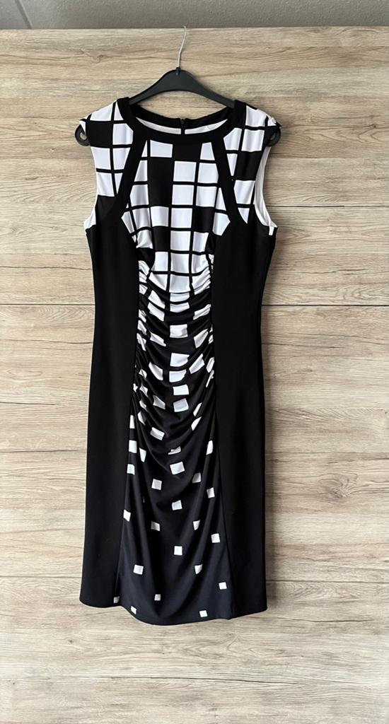 Joseph Ribkoff 40 jurk zwart wit Kleedje jurkje, Kleding | Dames, Maat 38/40 (M), Zwart, Ophalen of Verzenden, Zo goed als nieuw