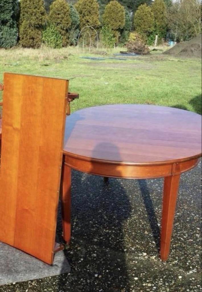 Kersenhouten eettafel met tussenblad, Antiek en Kunst, Antiek | Meubels | Tafels, Ophalen