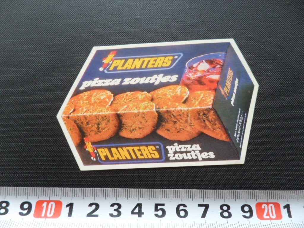 sticker PLANTERS pizza zoutjes, Ophalen, Zo goed als nieuw