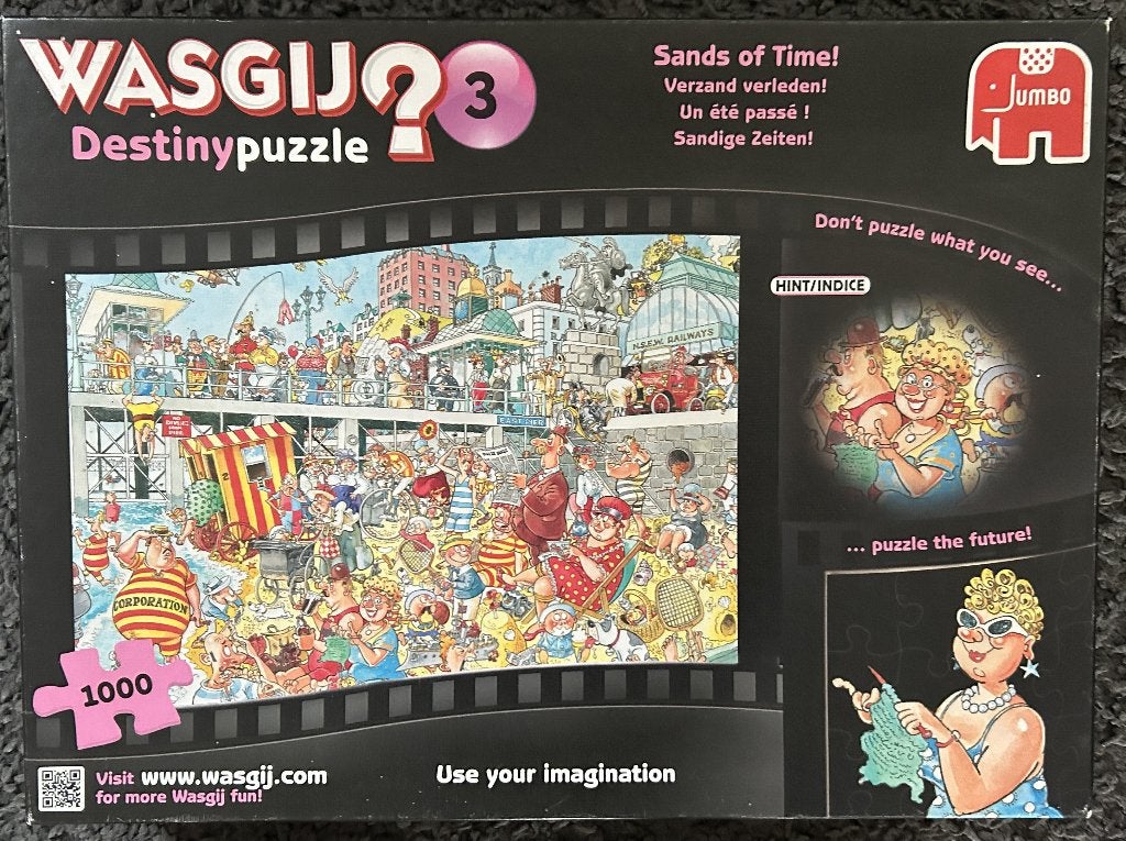Verschillende Wasgij puzzels van 1000 stukjes te ruilen, Ophalen, 500 t/m 1500 stukjes, Zo goed als nieuw, Legpuzzel