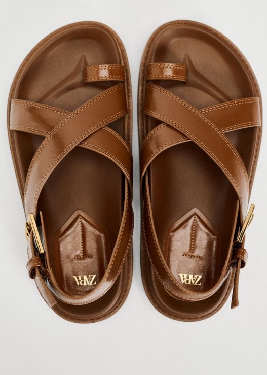 Zara dames sandalen maat 38, Verzenden, Zo goed als nieuw, Sandalen of Muiltjes