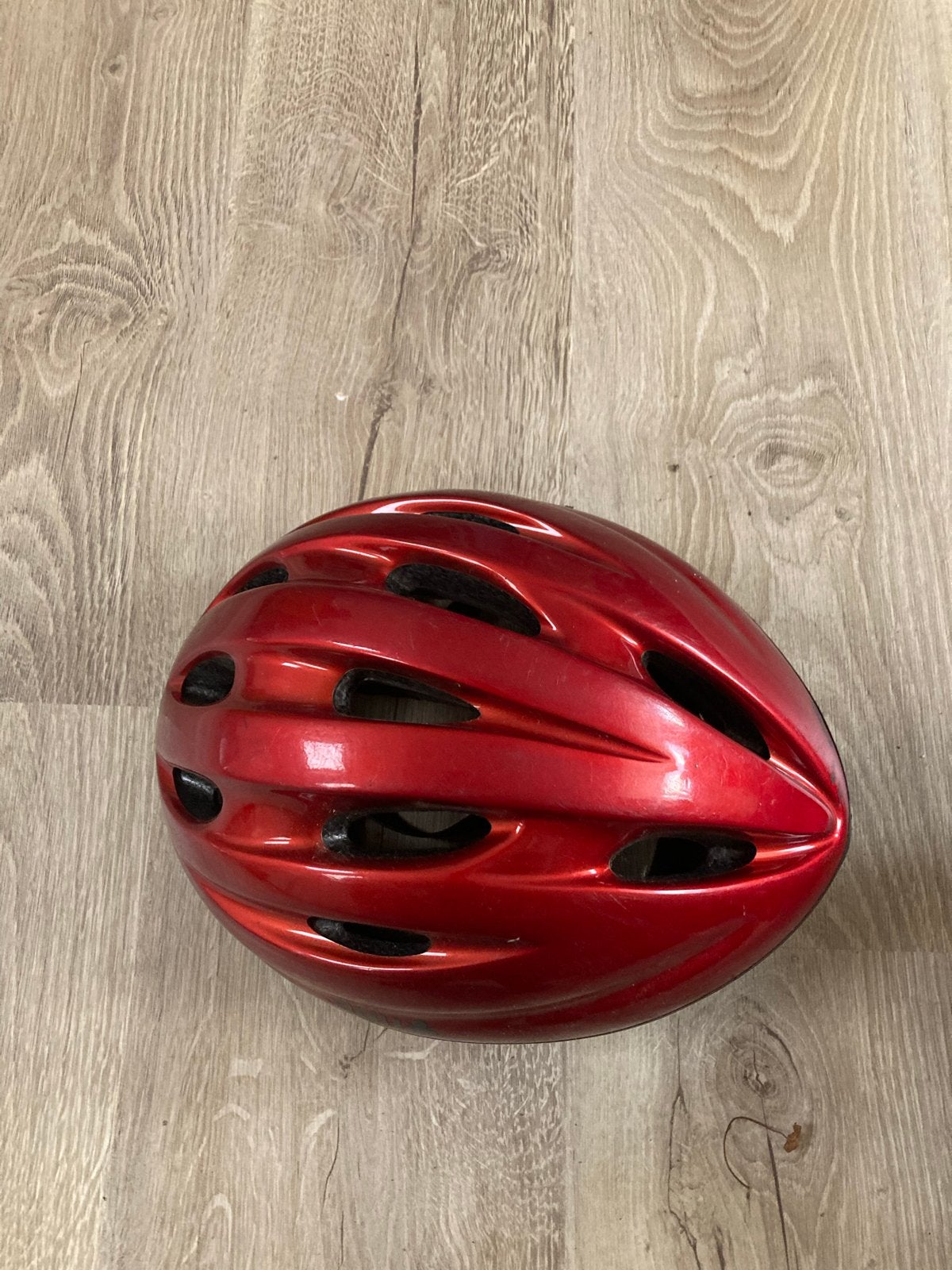 Rode fietshelm - Maat 58-62CM, Ophalen, Gebruikt, Overige maten, Heer of Dame