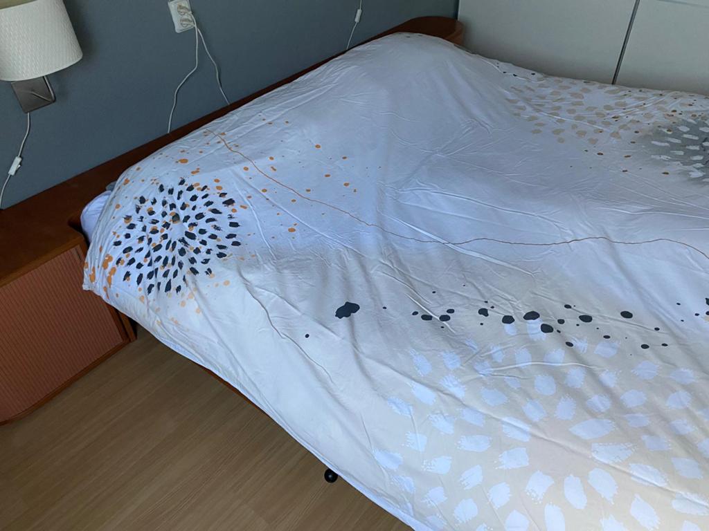 Auping Auronde 180x200 kersenhout, Ophalen, Tweepersoons, 180 cm, 200 cm