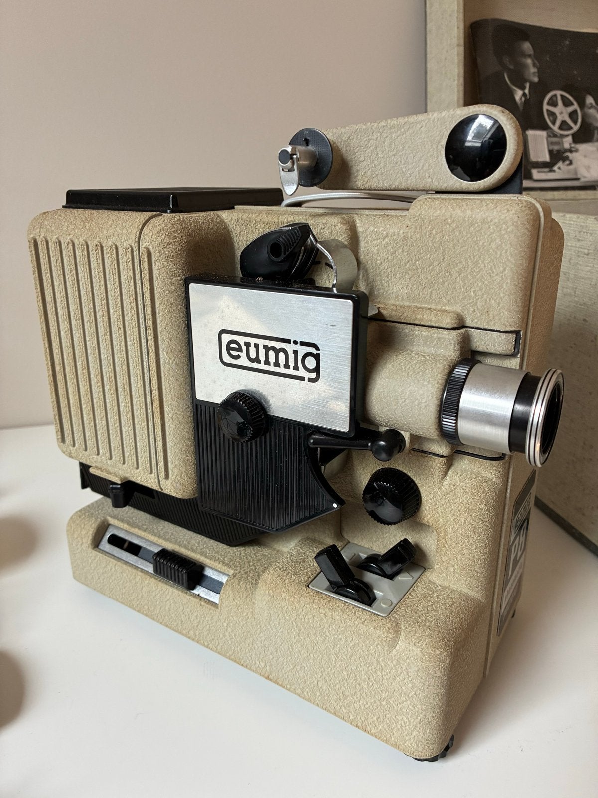 Vintage Eumig P8 Phonomatic Novo Super 8 Filmprojector, Ophalen of Verzenden, Gebruikt