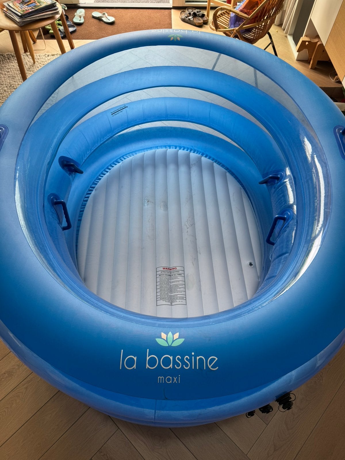 Bevalbad La Bassine Maxi met accessoires, Ophalen, Gebruikt
