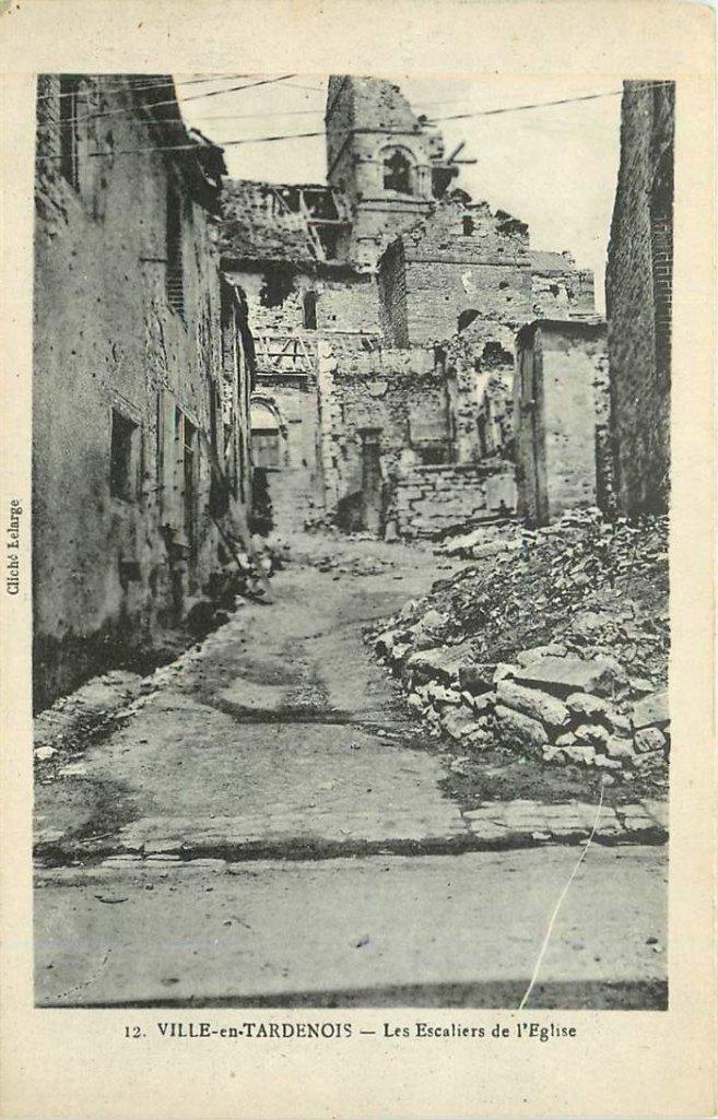 381-432-041 Ville-en-Tardenois Les Escaliers, Verzenden, Voor 1920, Frankrijk