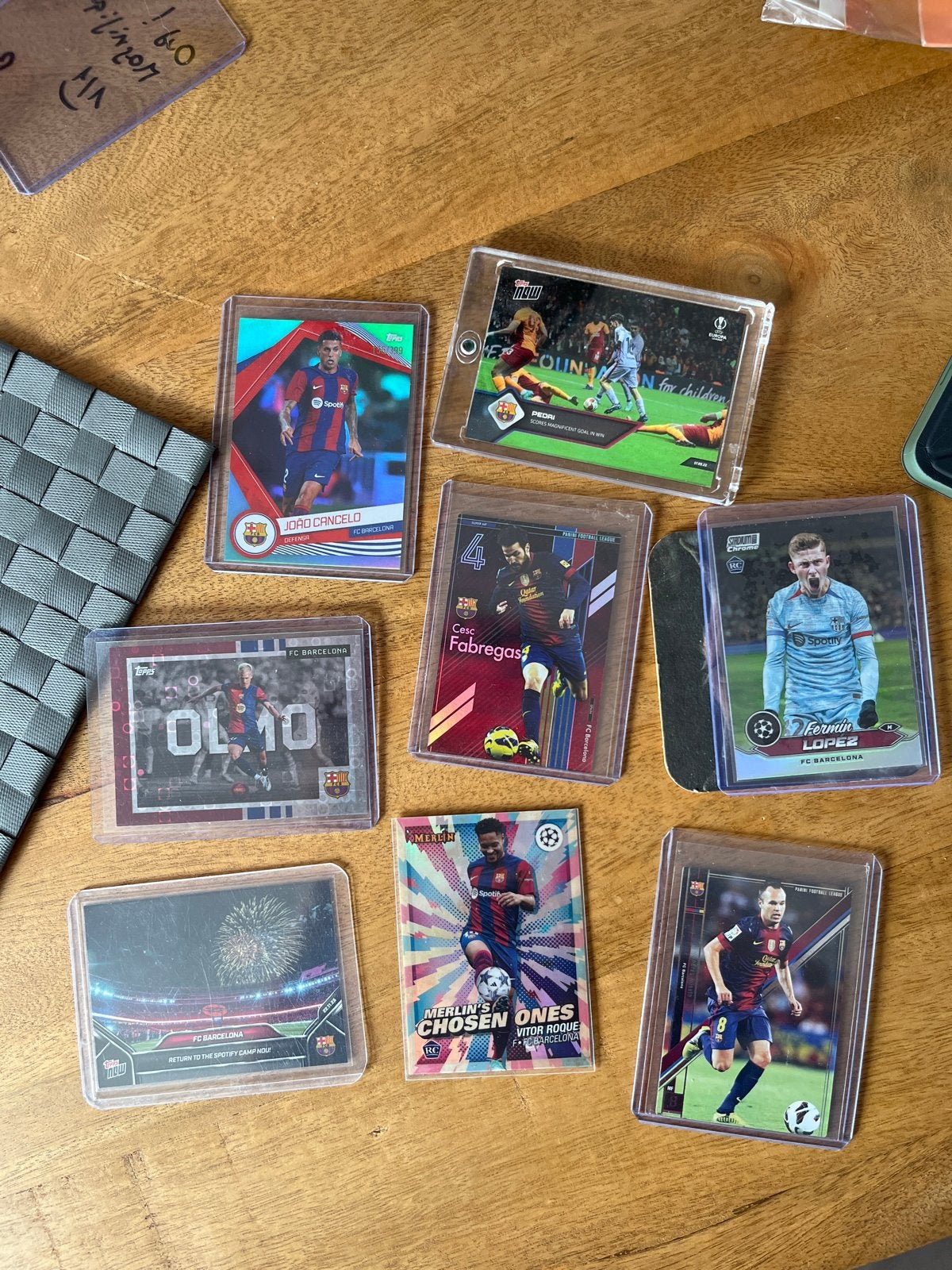 Panini/Topps FC Barcelona Kaarten Lot - Voetbalverzamelobjec, Verzamelen, Sportartikelen en Voetbal, Ophalen of Verzenden, Zo goed als nieuw