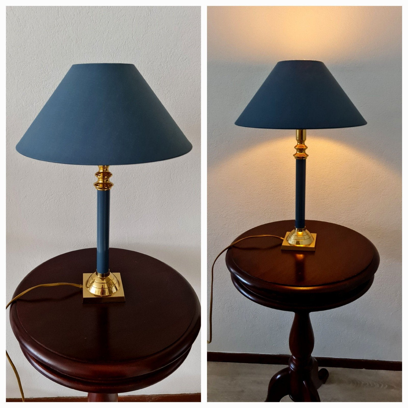 Caravell schemerlamp tafellamp geplooide kap chique klassiek, Huis en Inrichting, Ophalen