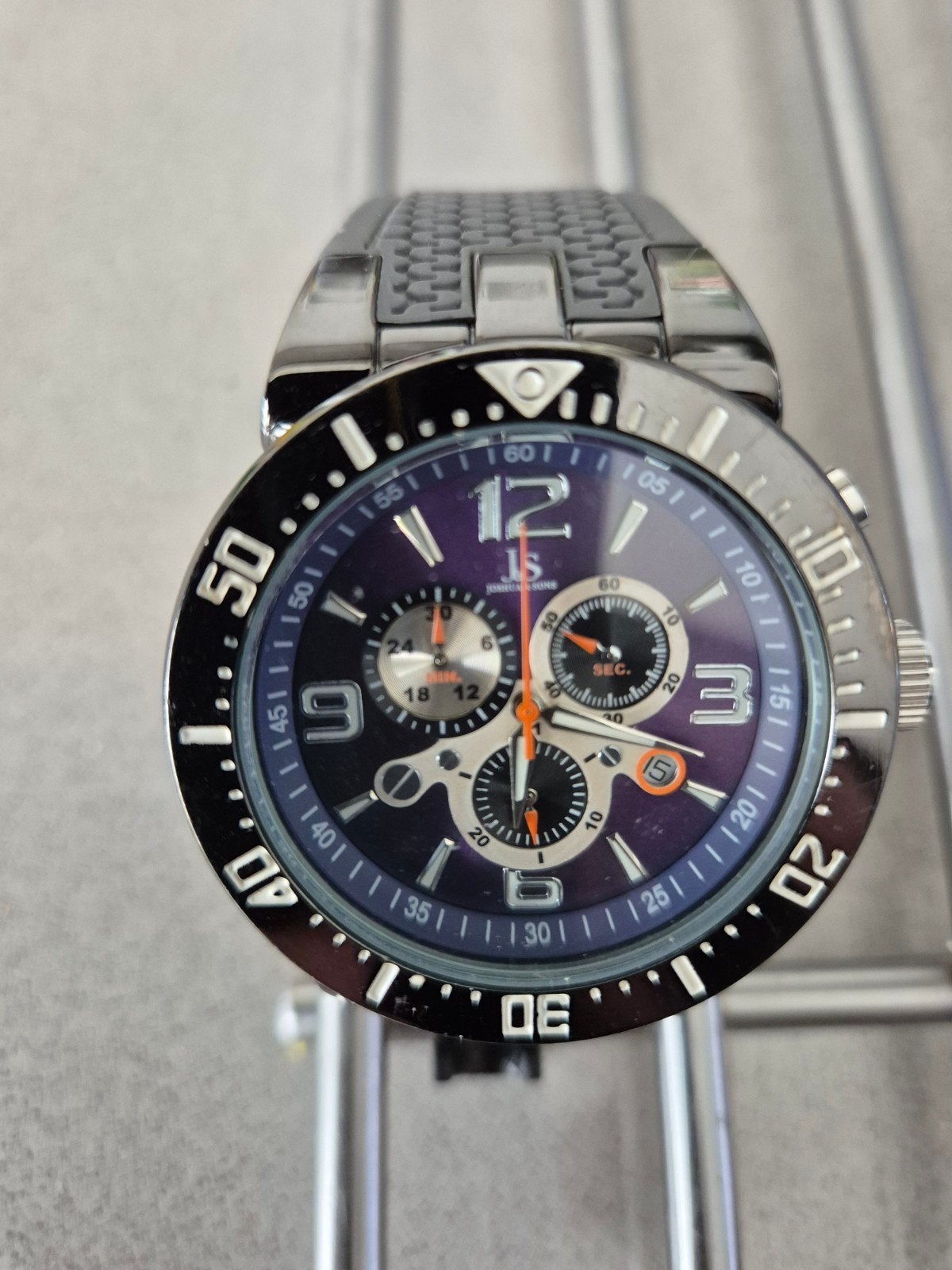 Horloge J&S heren, Polshorloge, Kunststof, Zo goed als nieuw, Ophalen