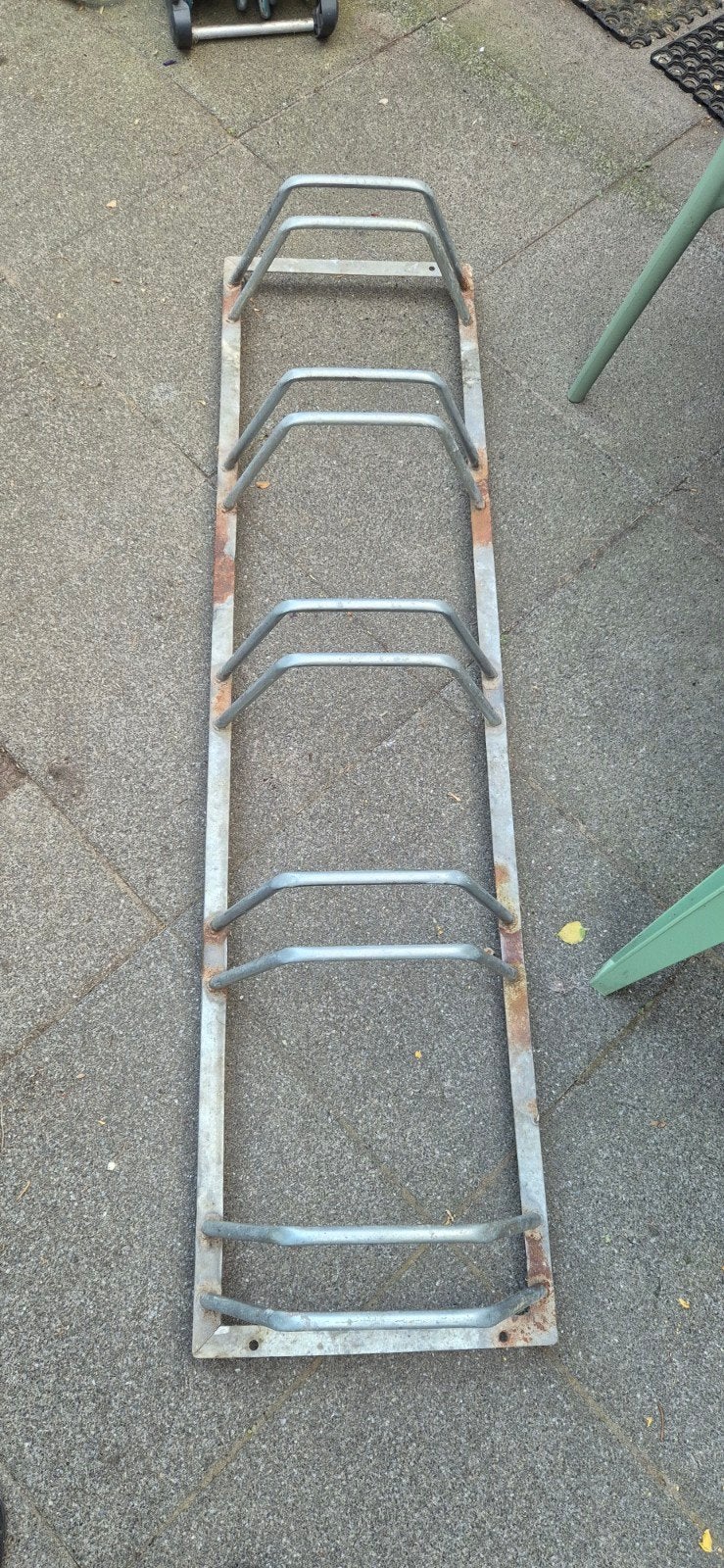 Fietsenrek 5, Ophalen