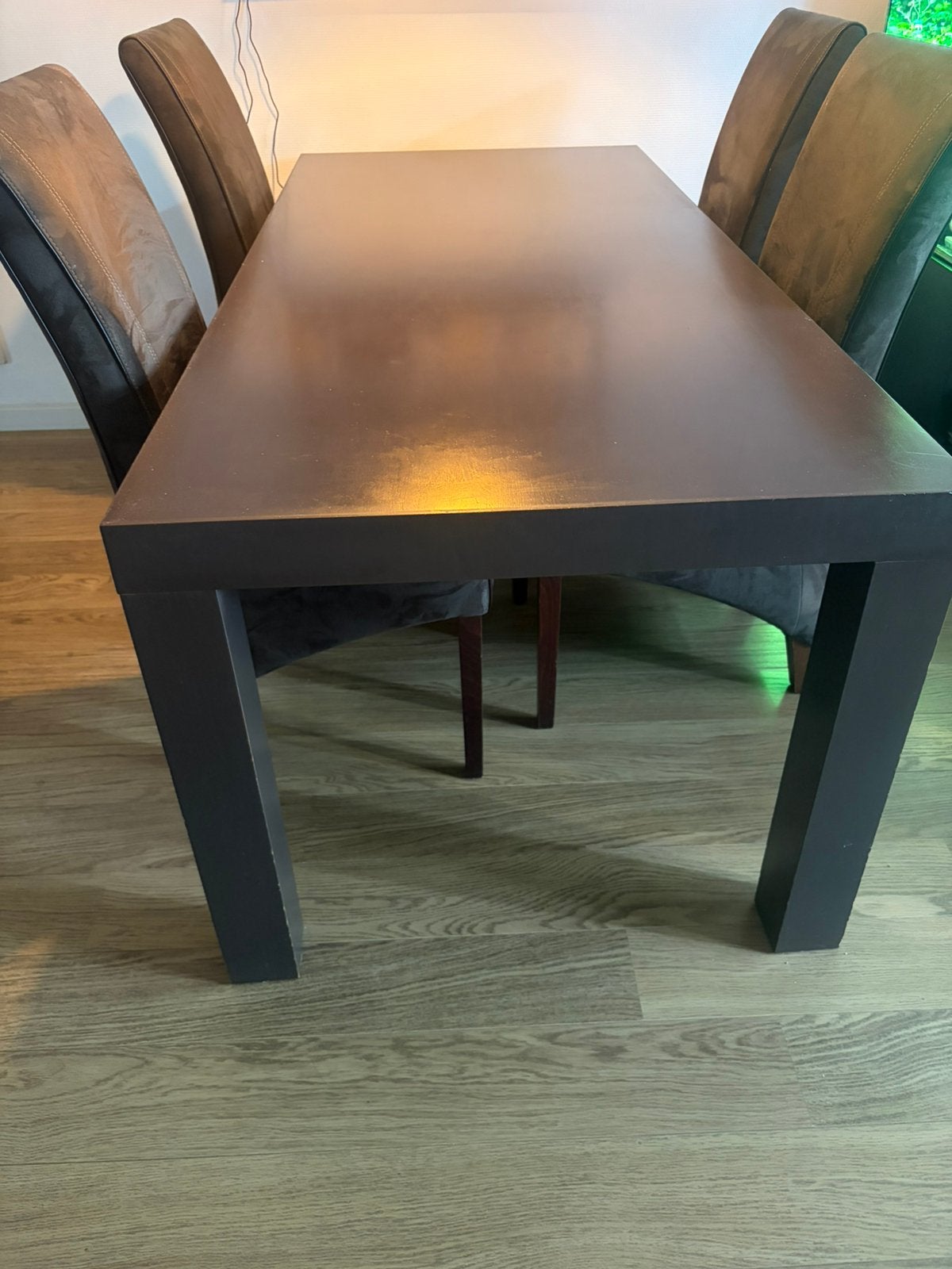 Tafel met 4 stoelen, Ophalen, Gebruikt, 200 cm of meer, 50 tot 100 cm