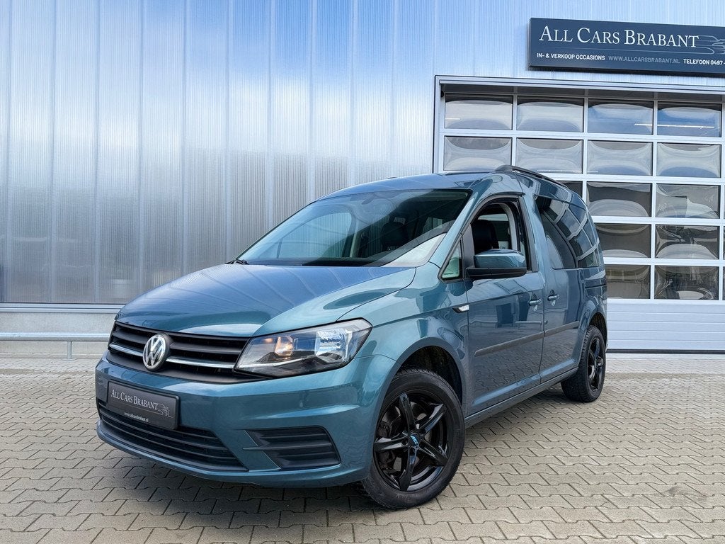 Volkswagen Caddy 1.4 TSI Combi / navi / 5 persoons / leder/, Auto's, Volkswagen, Voorwielaandrijving, 125 pk, Gebruikt, Zwart