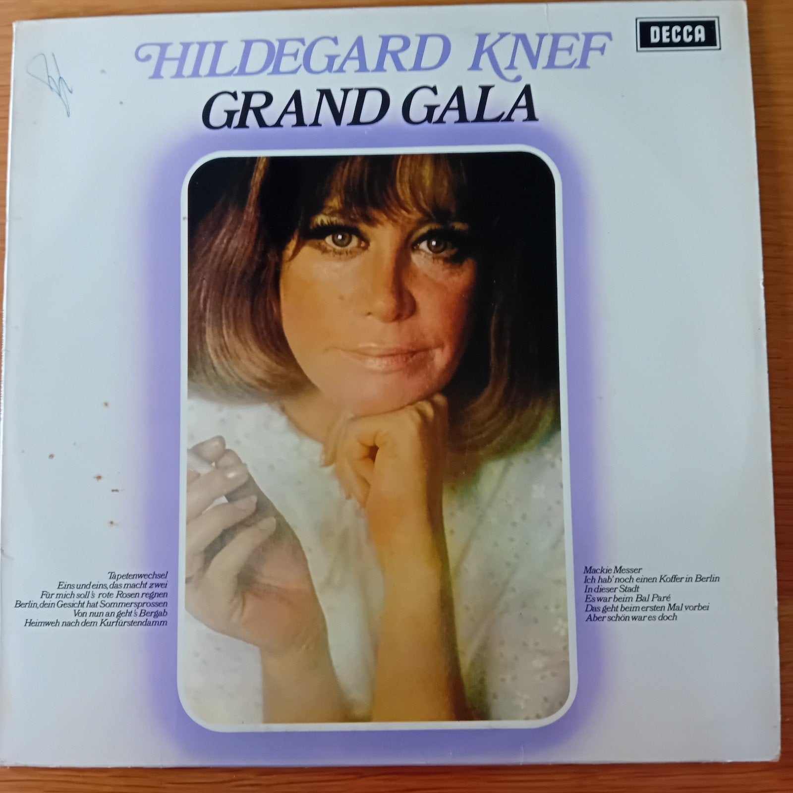 Hildegard Knef - Grand Gala LP (Pop, Schlager), LP, Gebruikt, Pop, Ophalen of Verzenden