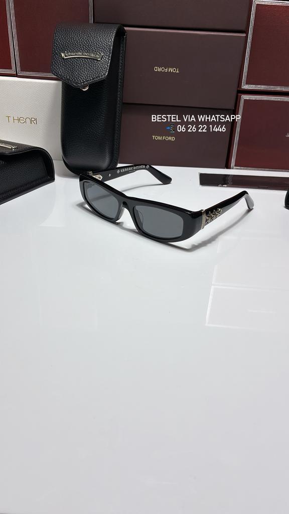 Chrome hearts roller zonnebril, Sieraden, Tassen en Uiterlijk, Zonnebrillen en Brillen | Heren, Ophalen of Verzenden, Nieuw, Zwart