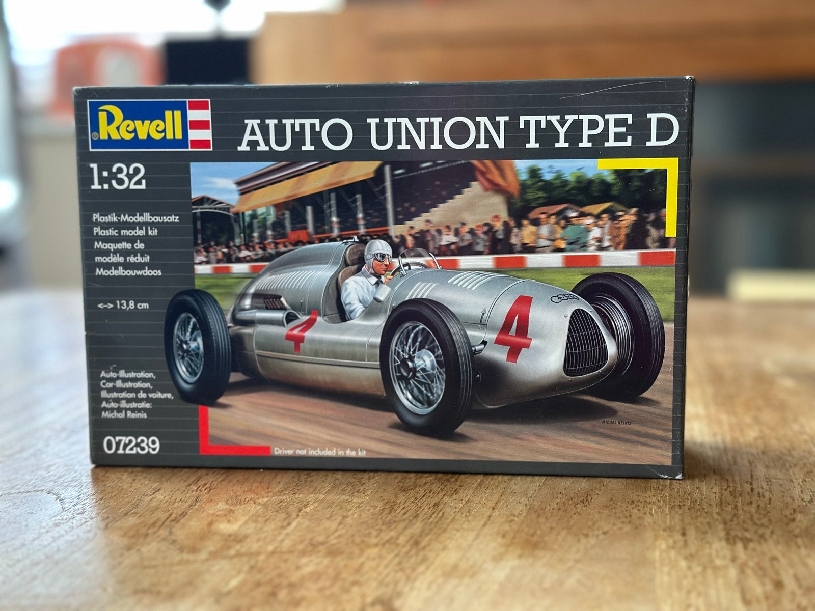 Revell Auto Union Type D Modelbouwkit 1:32 07239, Auto, Nieuw, Ophalen of Verzenden, 1:32 tot 1:50