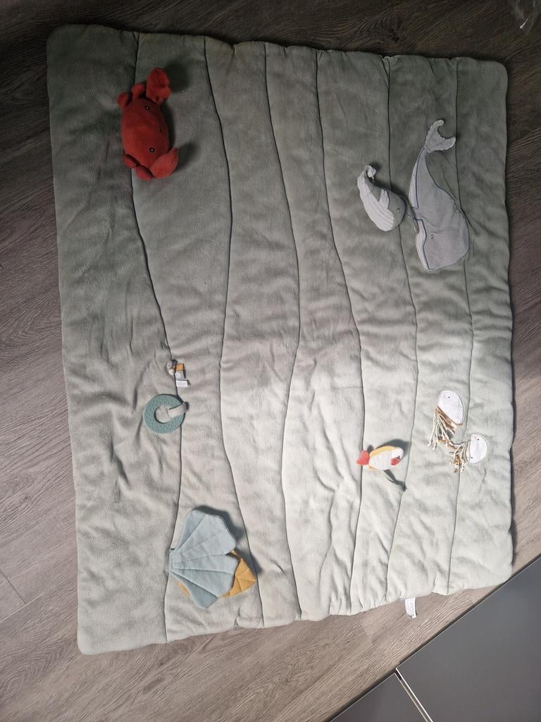 Little Dutch Boxkleed Ocean Mint - Zacht en Gewatteerd, Ophalen of Verzenden, Zo goed als nieuw, Speelkleed