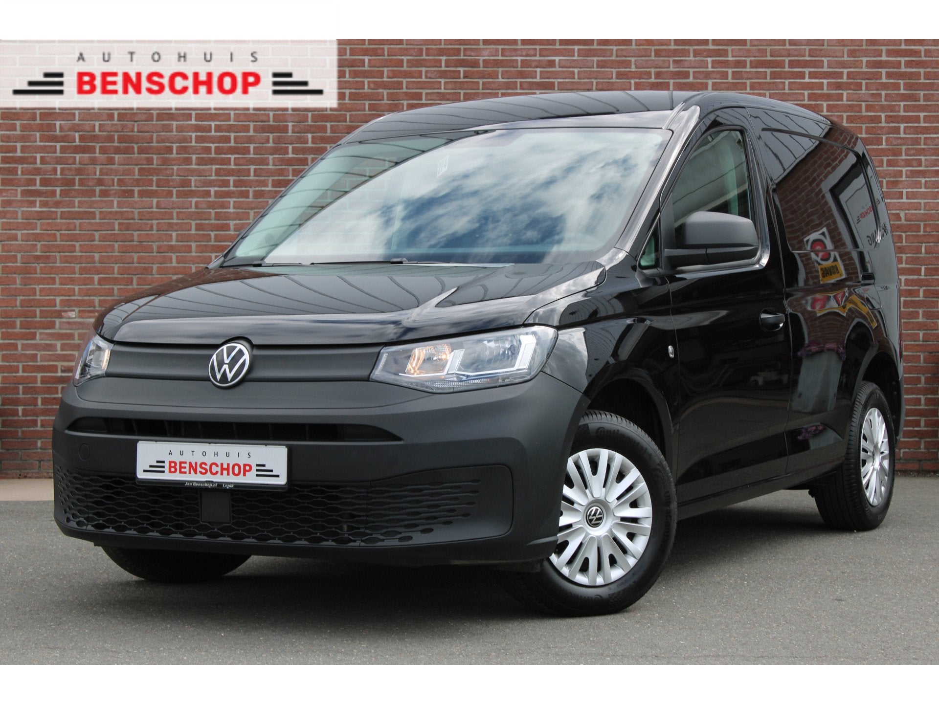 Volkswagen Caddy Cargo 2.0 TDI 75PK |APP-CONNECT|AIRCO|DAB|B, Voorwielaandrijving, Stof, Gebruikt, Zwart