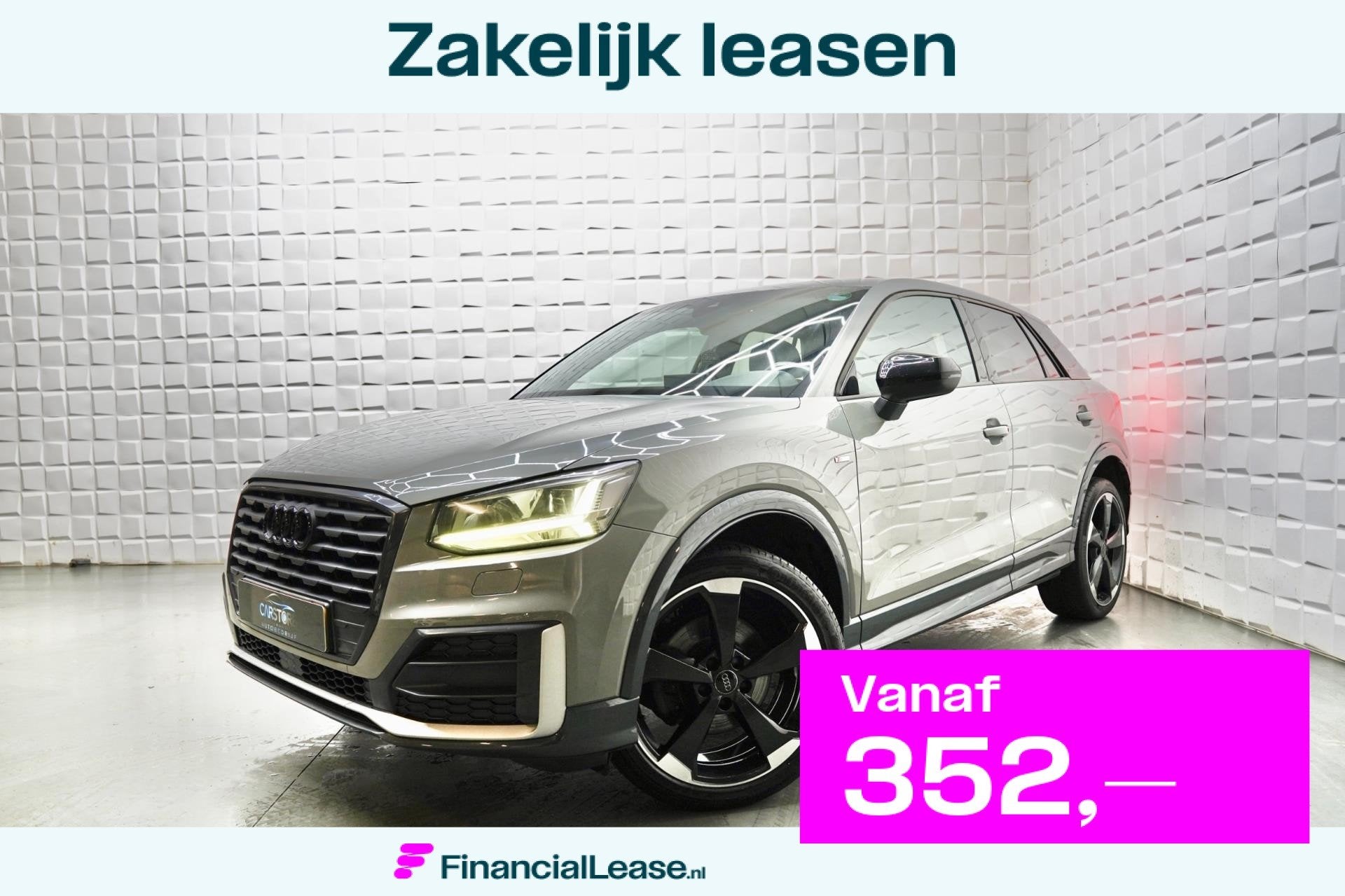 Audi Q2 1.4 TFSI CoD 2x S LINE VIRTUAL NARDO GREY LEER NAP, Gebruikt, 4 cilinders, 150 pk, SUV of Terreinwagen