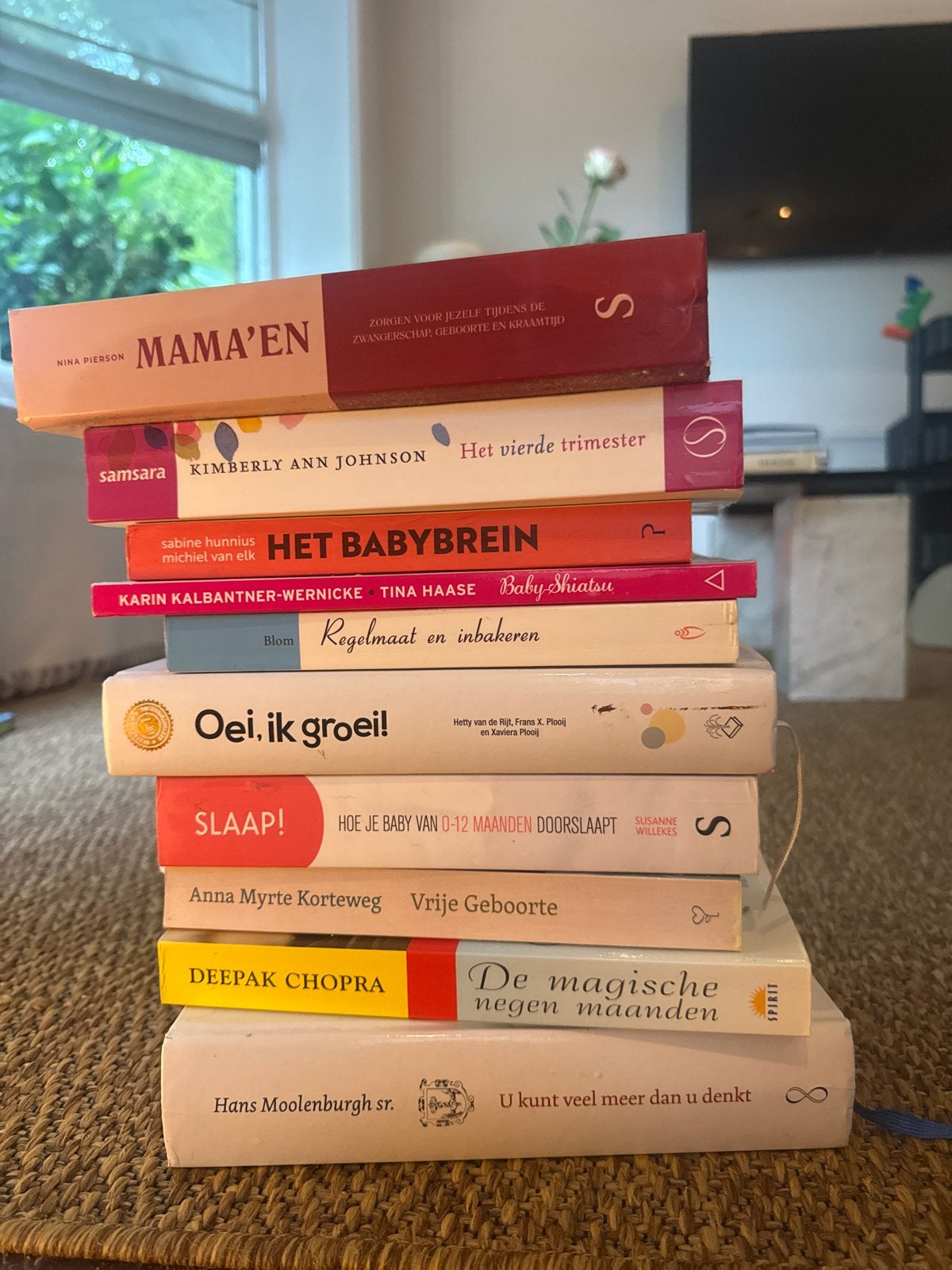 Pakket zwangerschap & baby boeken, Ophalen of Verzenden, Gelezen, Zwangerschap en Bevalling