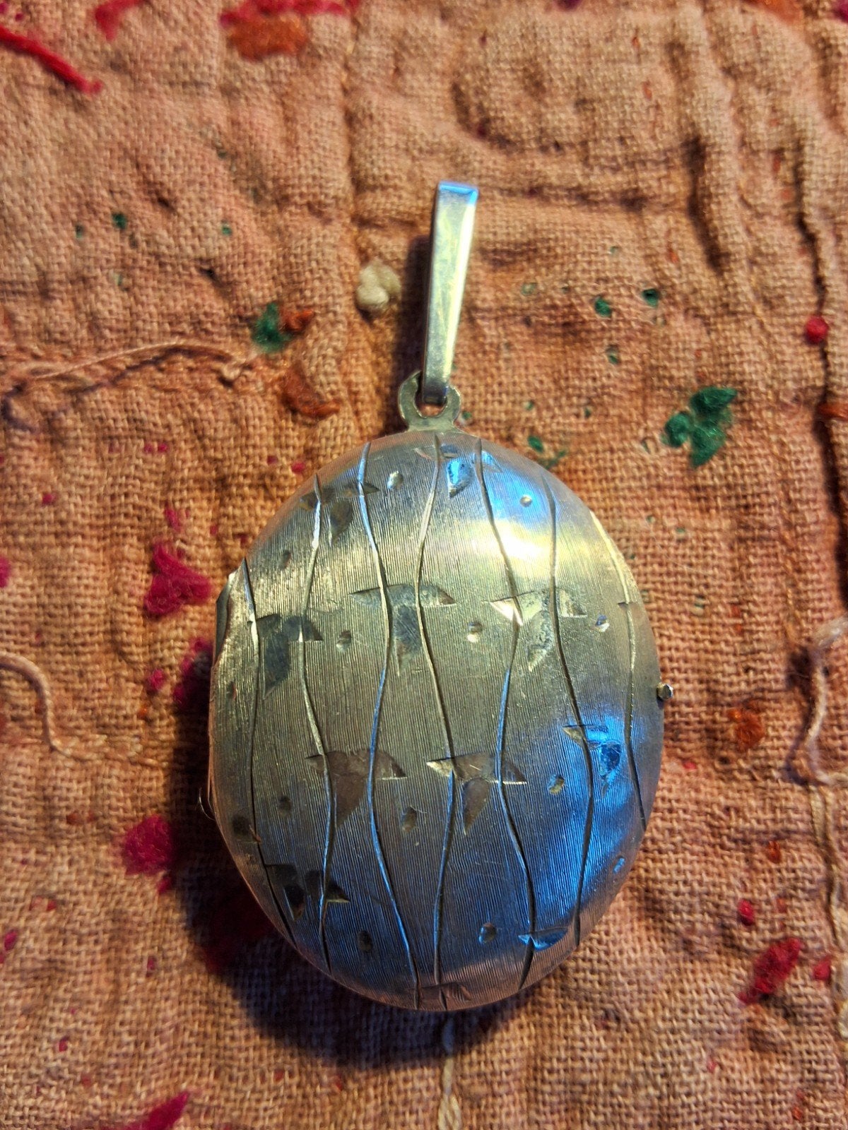 Zilveren medaillon, Ophalen of Verzenden, Zilver, Zilver