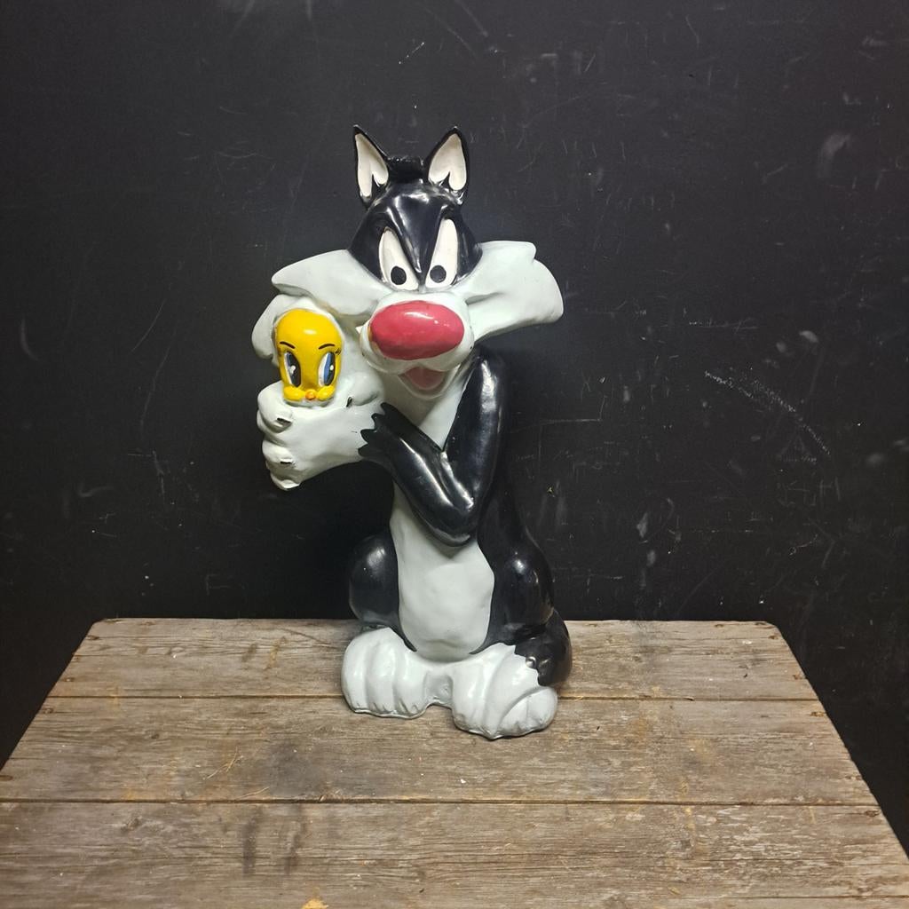 Sylvester & Tweety beeld, Ophalen, Gebruikt
