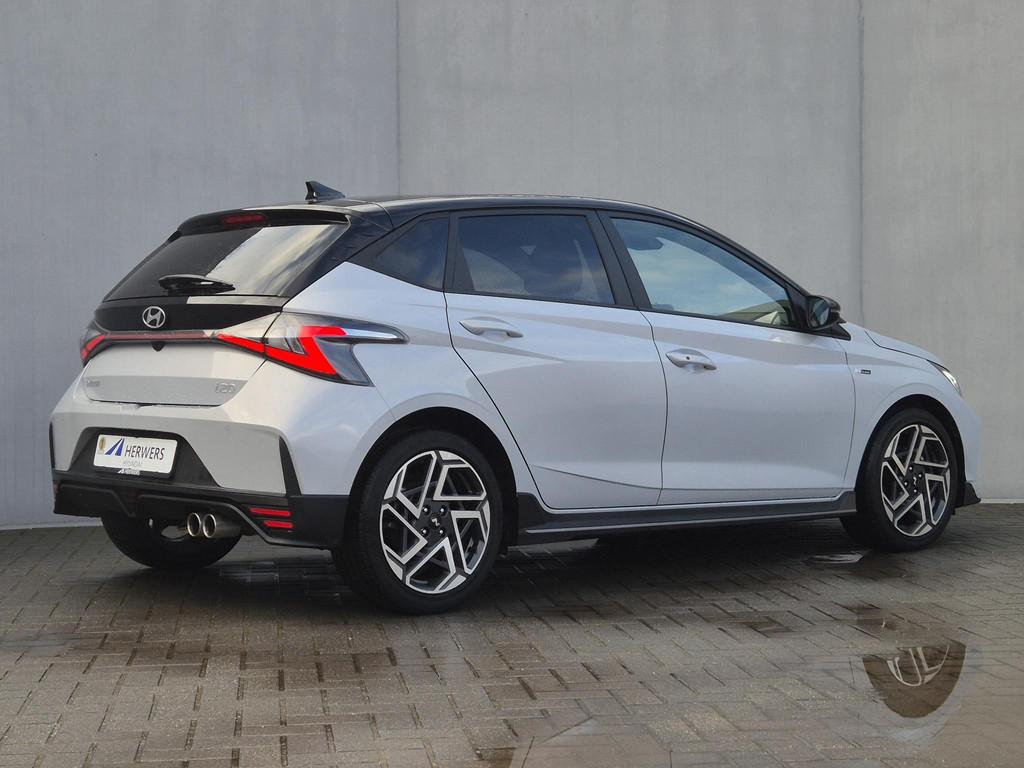 Hyundai i20 1.0 T-GDI N Line Automaat / Apple Carplay Androi, Auto's, Hyundai, Gebruikt, Euro 6, 1110 kg, Hybride Elektrisch/Benzine