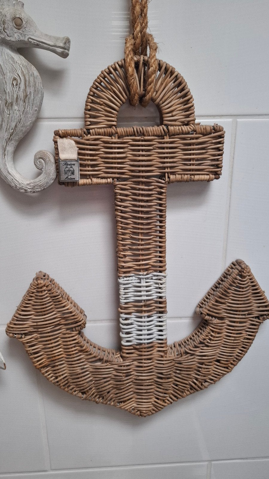 Riviera Maison rattan Anker, Ophalen of Verzenden, Natuurlijk materiaal, Bruin, Landelijk